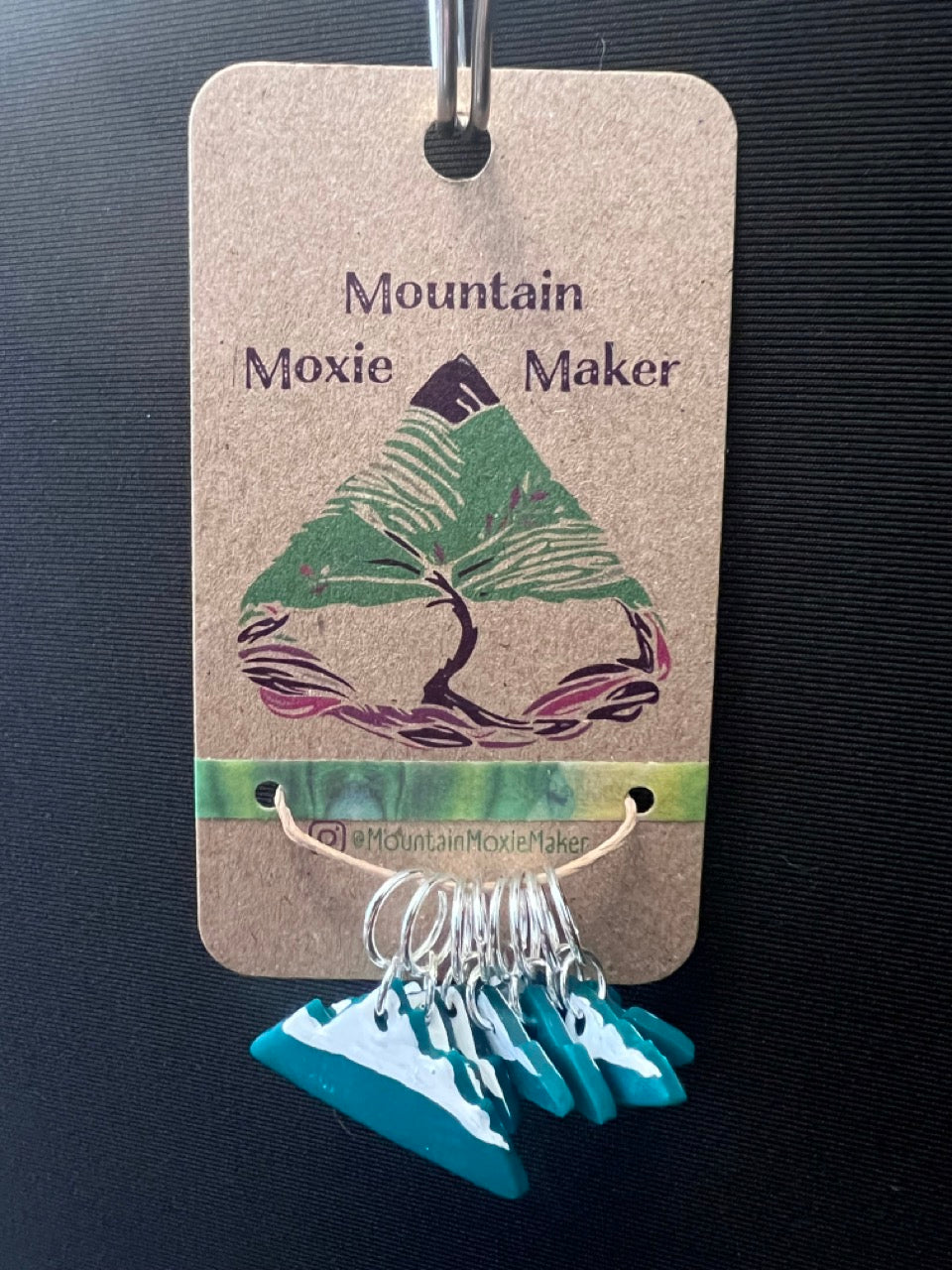 Mountain Moxie Maker Stitch Markers - Closed Ring